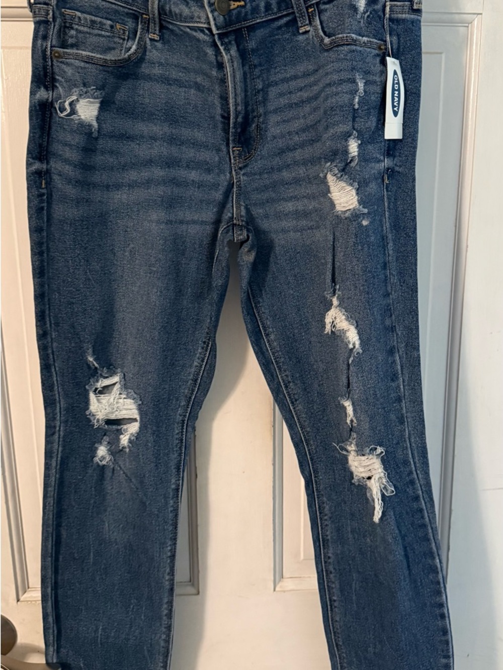 Old Navy, Rockstar Super Skinny Distressed Jeans, NWT